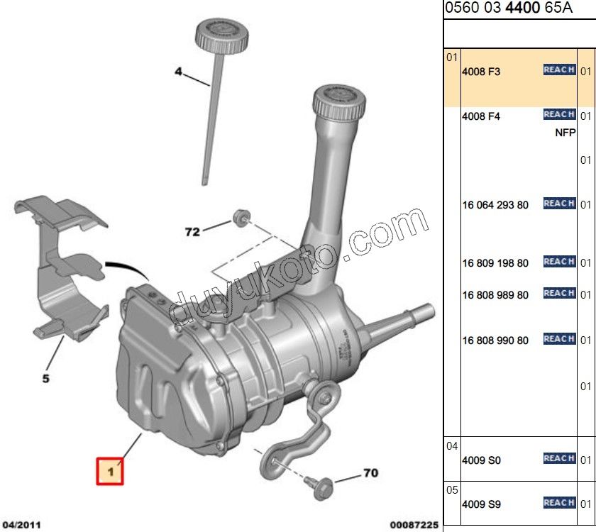 Direksiyon Pompası 1.6HDİ Euro5 C4PC1