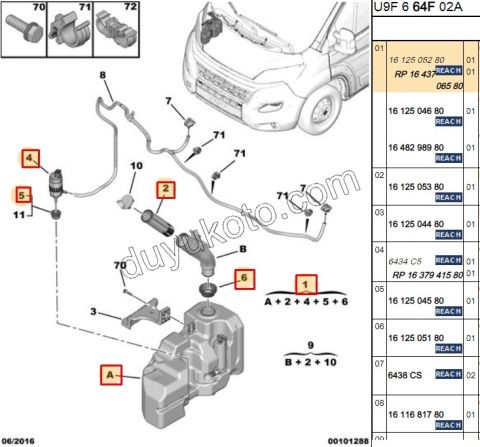DEPO CAM SU BXR3MQ DCT3MQ MOTOR+BORU+KAPAK+TESISAT+