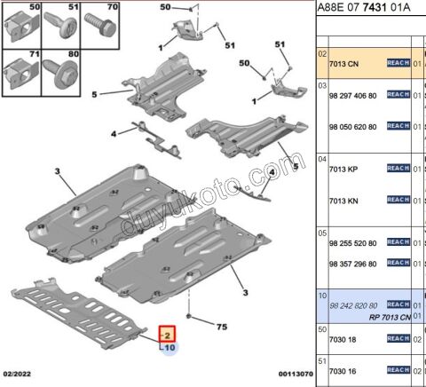 MUHAFAZA KARTER P207 C3AIR METAL