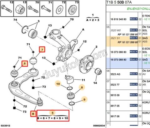 Salıncak Sağ YM P206 2003>