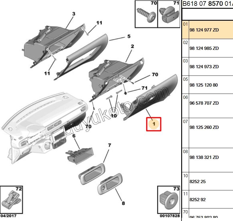 Torpıdo Kapağı C34 B618