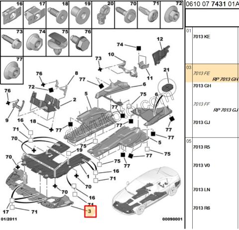 MUHAFAZA Ön Tampon ALT BYK C53 X7