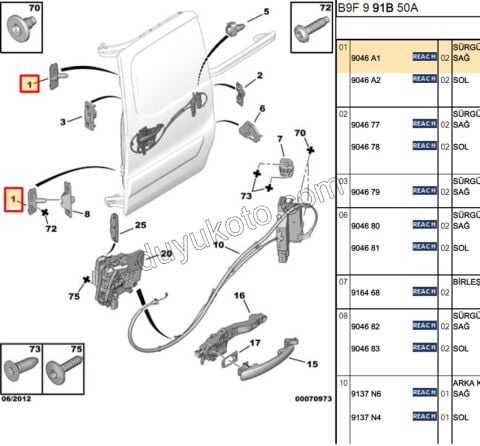 MERKEZLEME SURGULU KAPI ON ERKEK R PRT3 DIREKTE