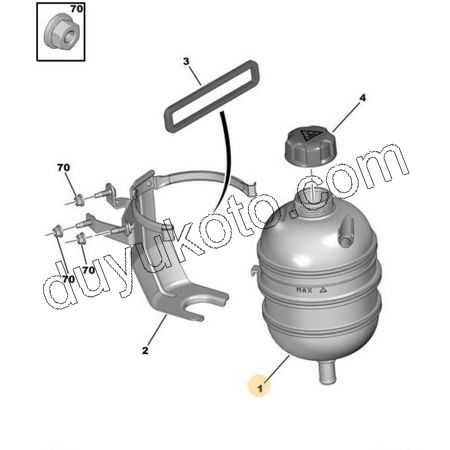 Radyatör Ek Depo P206 1.4L 75HP