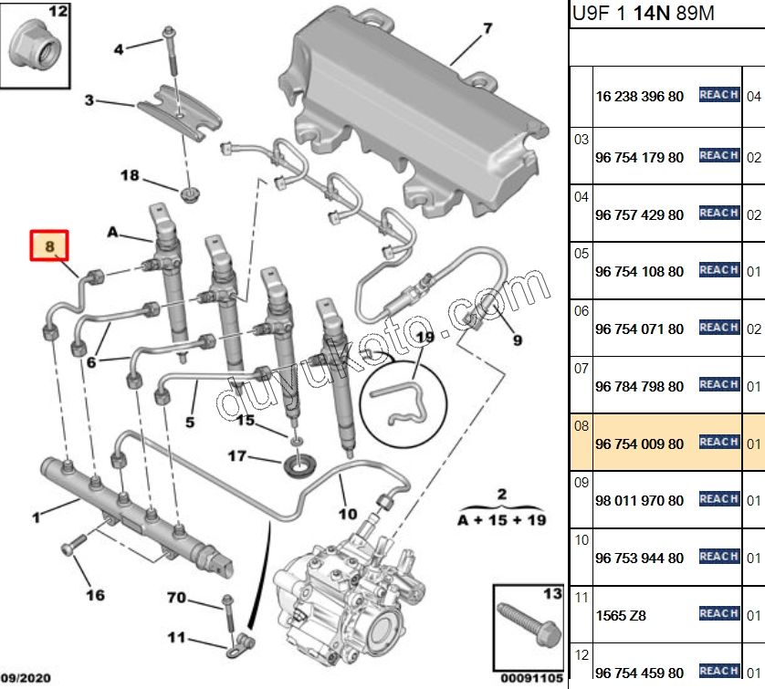 BORU ENJEKTOR BXR3 130CV