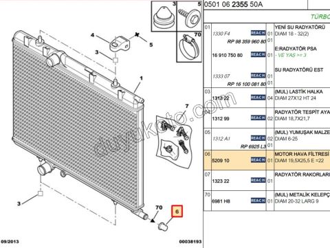 Su Körleme Tapası 22MM