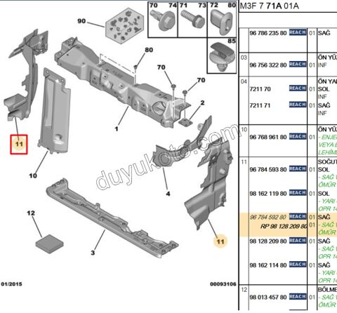 BAGALIT ON PANEL HAVA YONLENDIRME R P301