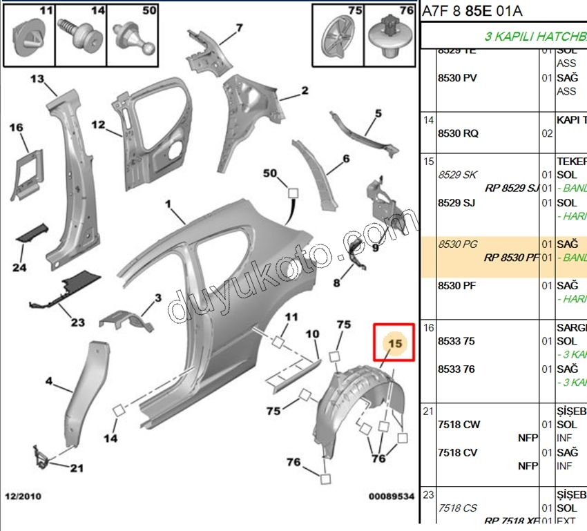 DAVLUMBAZ ARKA R P207 3P 5P