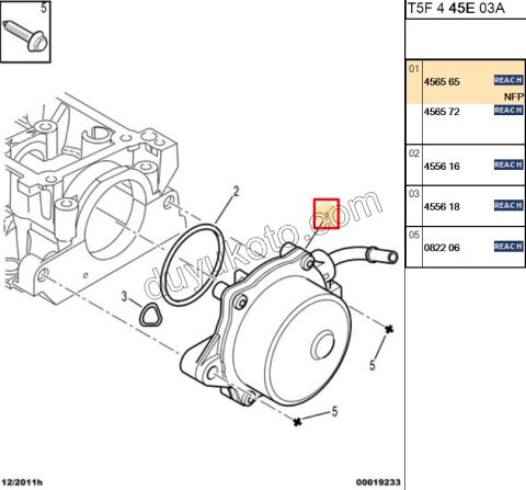 Vakum Pompası DV44 P206 P307