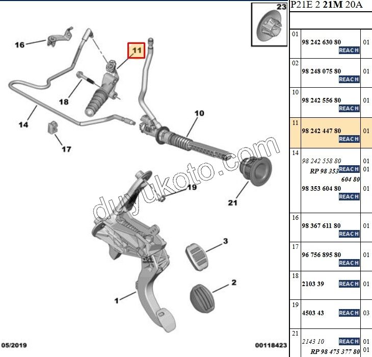 DEBRIYAJ MERKEZ ALT P2082