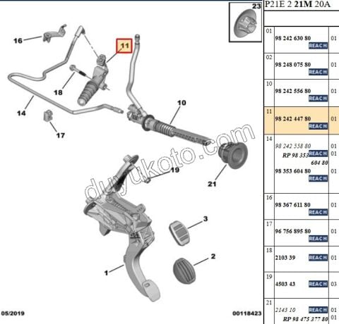 DEBRIYAJ MERKEZ ALT P2082