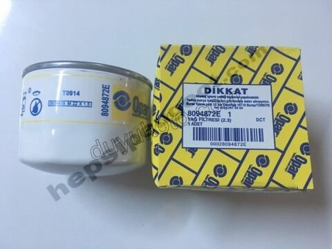 Yağ Filtresi DCT3 2.3 EURO5 5801985959