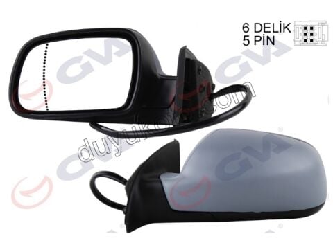 Peugeot 307 Dikiz Aynası Sol Elektirikli Rezistanslı 2001/2005