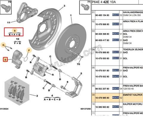 El Fren Motoru P30083E