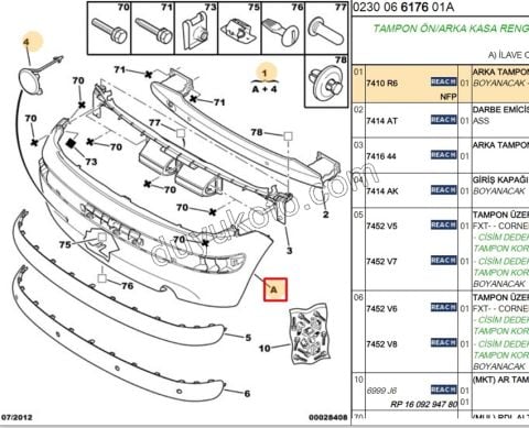 TAMPON ARKA C31 C31MQ