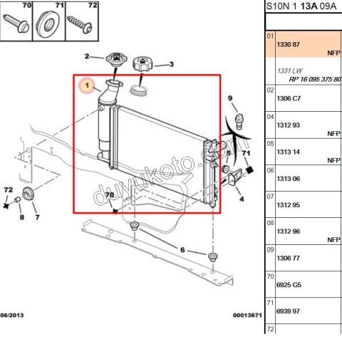 RADYATOR P106 AC+ DEPO+ 53CM