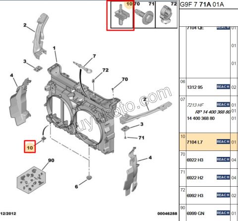 KLIPS AYAK FAN DAVLUMBAZ ALT AGRAF P206 P307