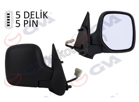 Peugeot Partner Dikiz Aynası Sağ Elektirikli Rezistanslı 2003/2009