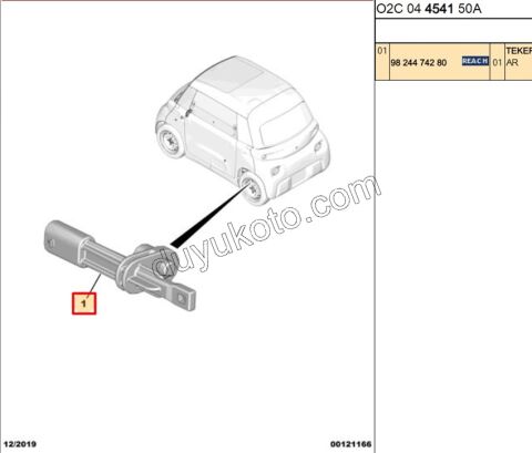 SENSOR ABS ARKA AMI