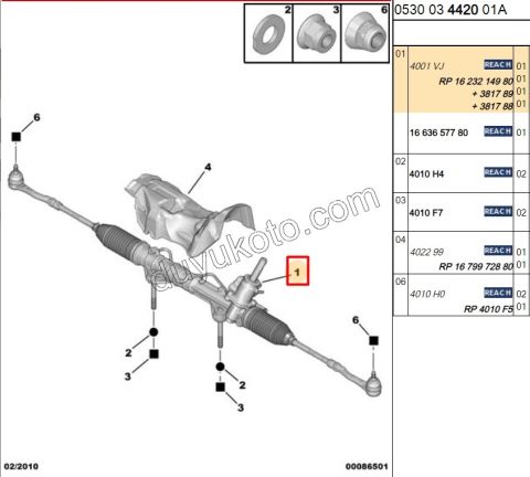Direksiyon Kutusu C42 DS4 1.6HDİ Euro5