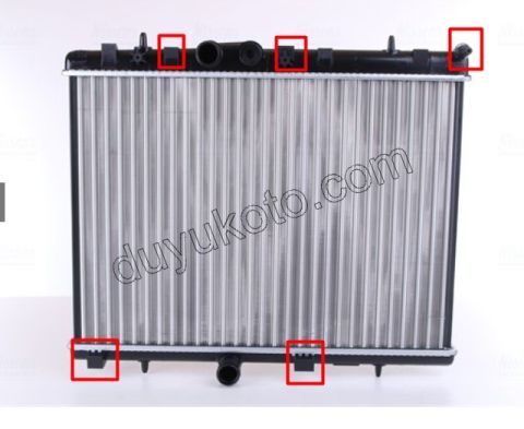 Motor Su Radyatörü P207 P301 EP 1.6HDİ Euro4