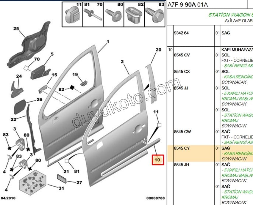 CITA SUS ON KAPI R P207 AST+