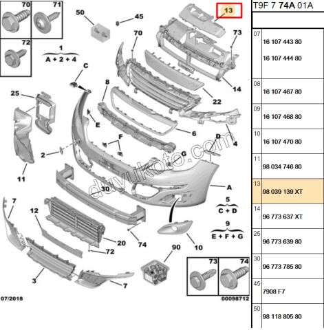 KAPLAMA ON TAMPON P3082