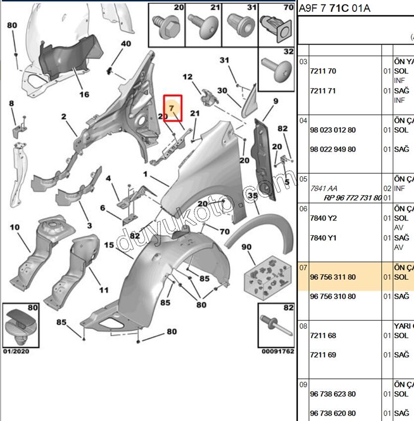 SAC ON CAMURLUK UST BAGLANTI L P2081