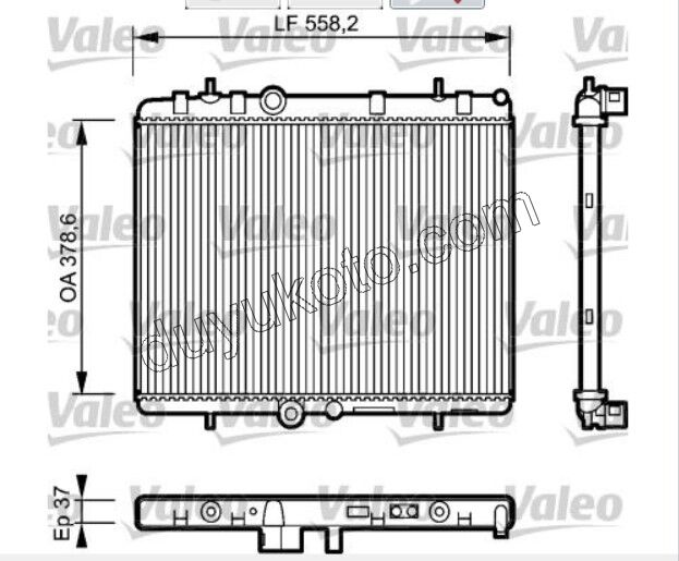 Motor Su Radyatörü (Otomatik Vites) P407 2.0L 136HP BVA