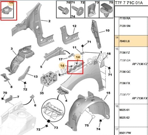 KLIPS ON CAMURLUK BAGLANTI P307 P3081 SIYAH