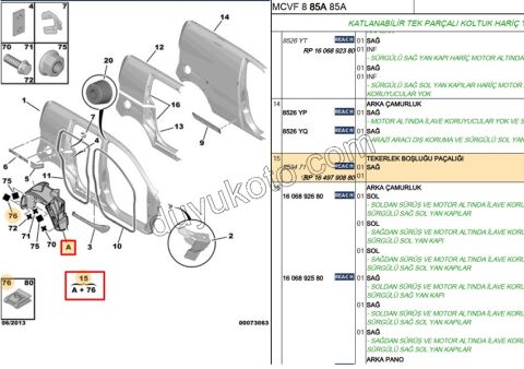 DAVLUMBAZ ARKA R PBP FRN KAPI+