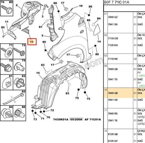 SAC ON CAMURLUK PODYA BAGLANTI L P107