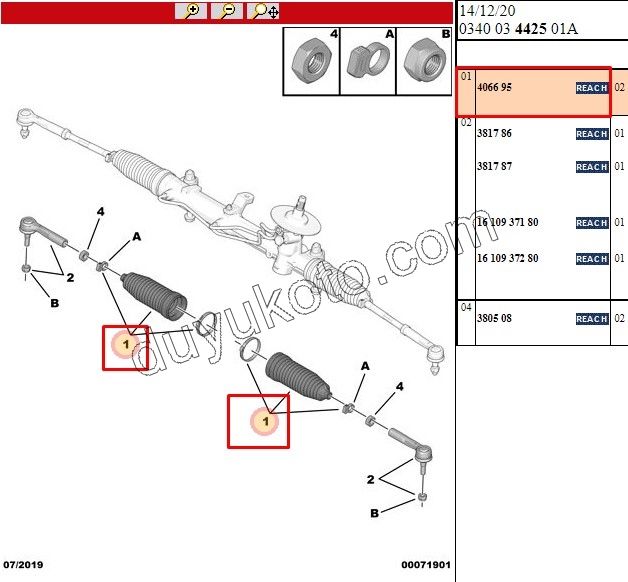 Direksiyon Körüğü TEK PBP