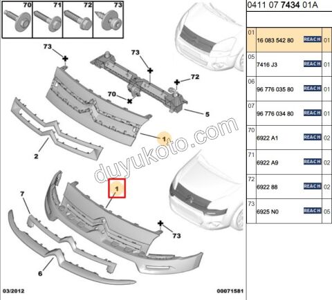 PANJUR BR31 UZUN TIP LED YOK 2012> ARMA-