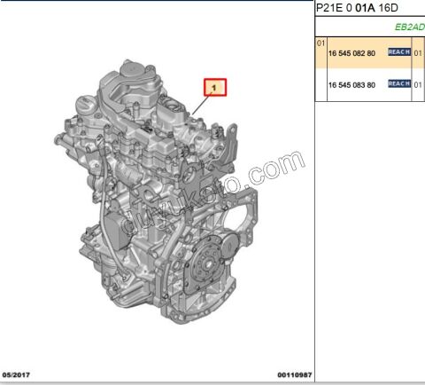 MOTOR KOMPLE 1.2CC 100HP 2020 Sonrası D 110HP EURO 6.3