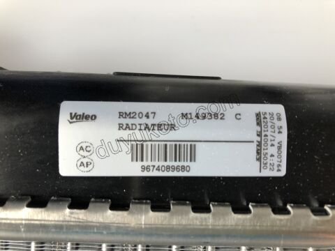 Motor Su Radyatörü PRT3 1.6HDİ Euro4 90HP