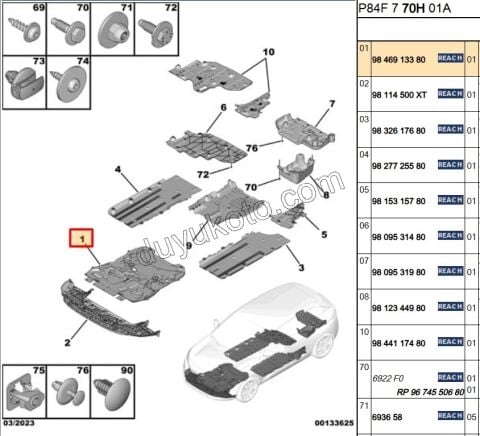 Yağ Karteri Muhafazası P3083 P5082 P30082 C5AIR EB2
