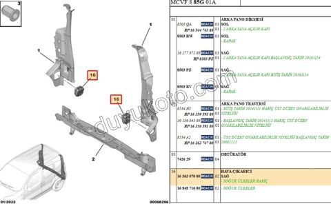 Havalandırma Kapağı BXR3 PBP
