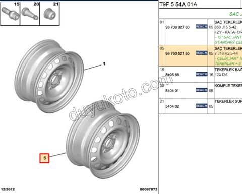 Sac Jant 16 INC P3082 P30082 P50082 7 J16 H2 5-44