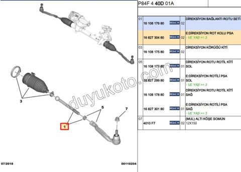 Rot Mili P30082 P50082 C4PC2 DS7