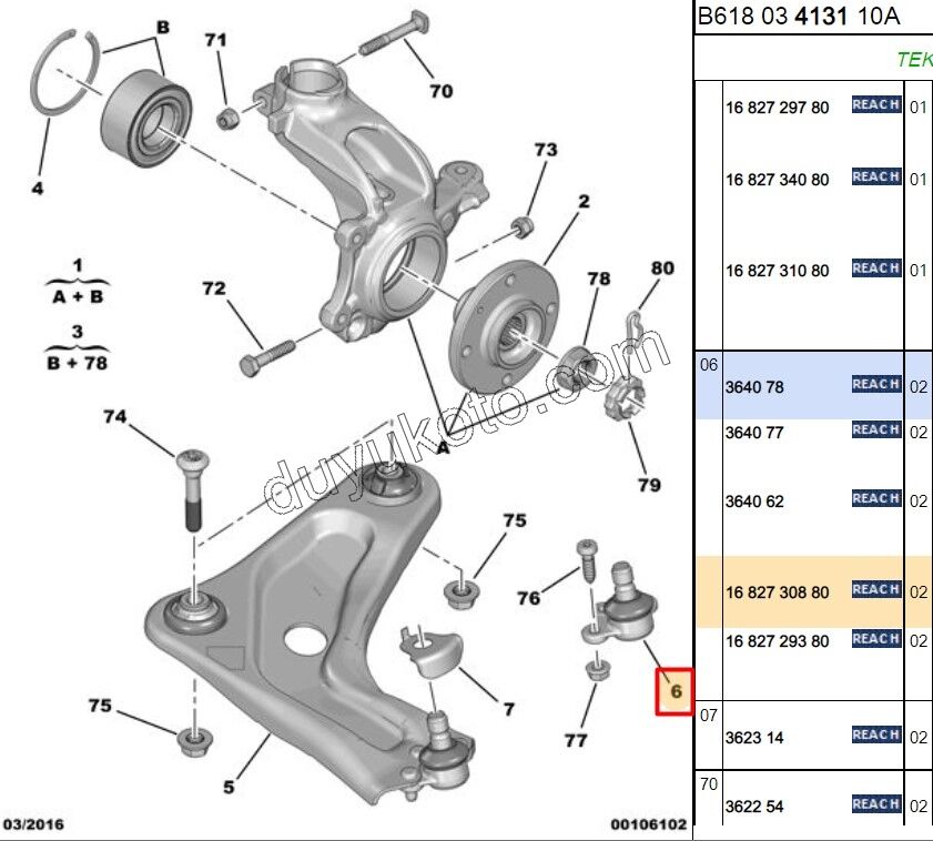 Rotil P2081GT C32 EB2