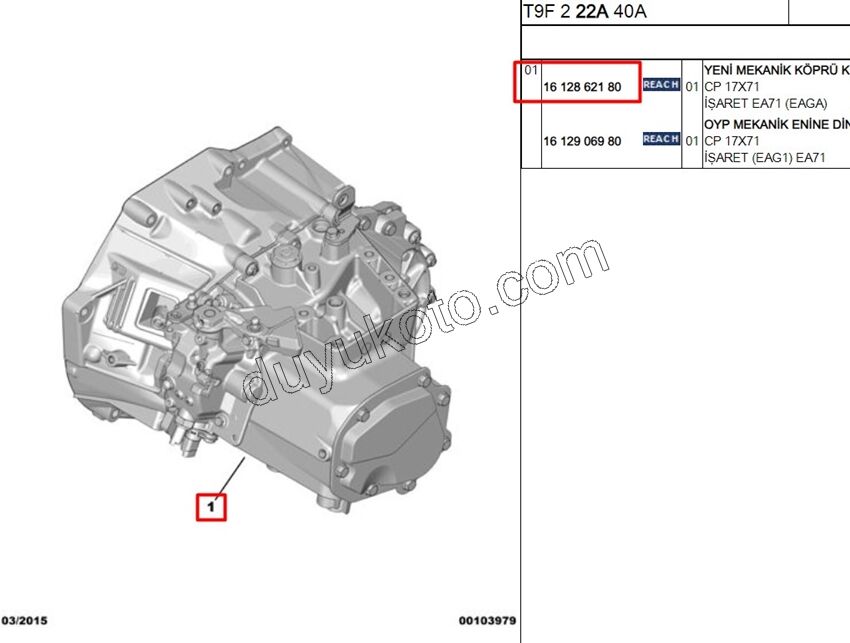 SANZIMAN KOMPLE 1.6THP 16V 270HP 270HP P308GTI
