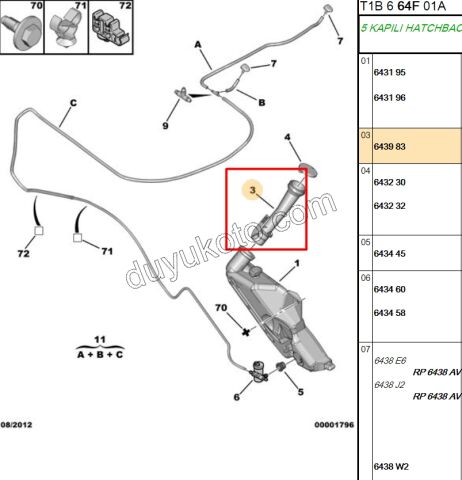 BORU CAM SU DEPO DOLUM P206