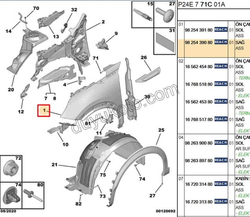 CAMURLUK ON R P20082 P24E