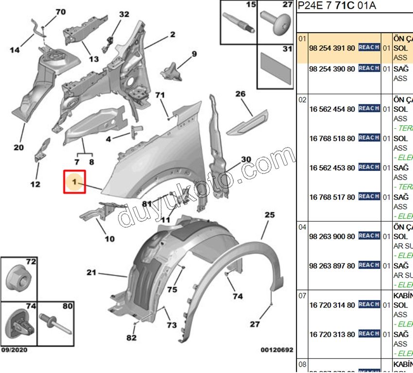 CAMURLUK ON L P20082 P24E