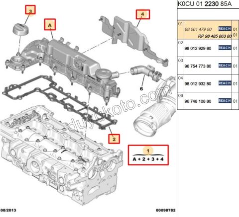 KAPAK KULBUTOR PLASTIK DW10F