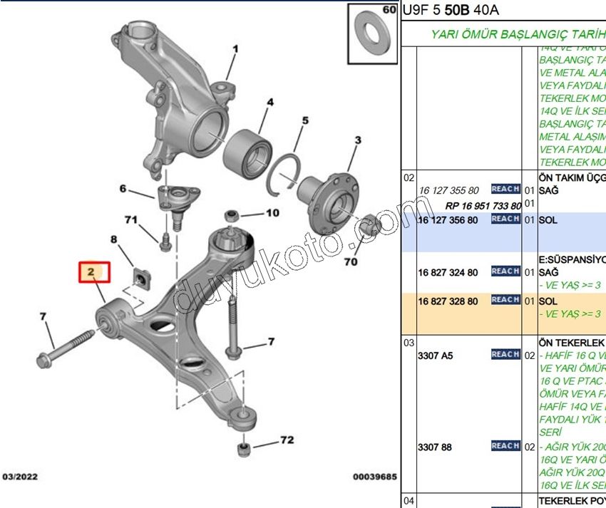 Salıncak Sol DCT3 BXR3 2021>