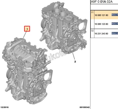 MOTOR KOMPLE 1.0CC 1.0CC ZM01 P2081 BLOK