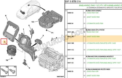 Kalorifer Motoru PRT3 Dijital Klimalı