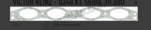 Emme Manifold Contası Üst  BXR1 DJ5 DJ5T
